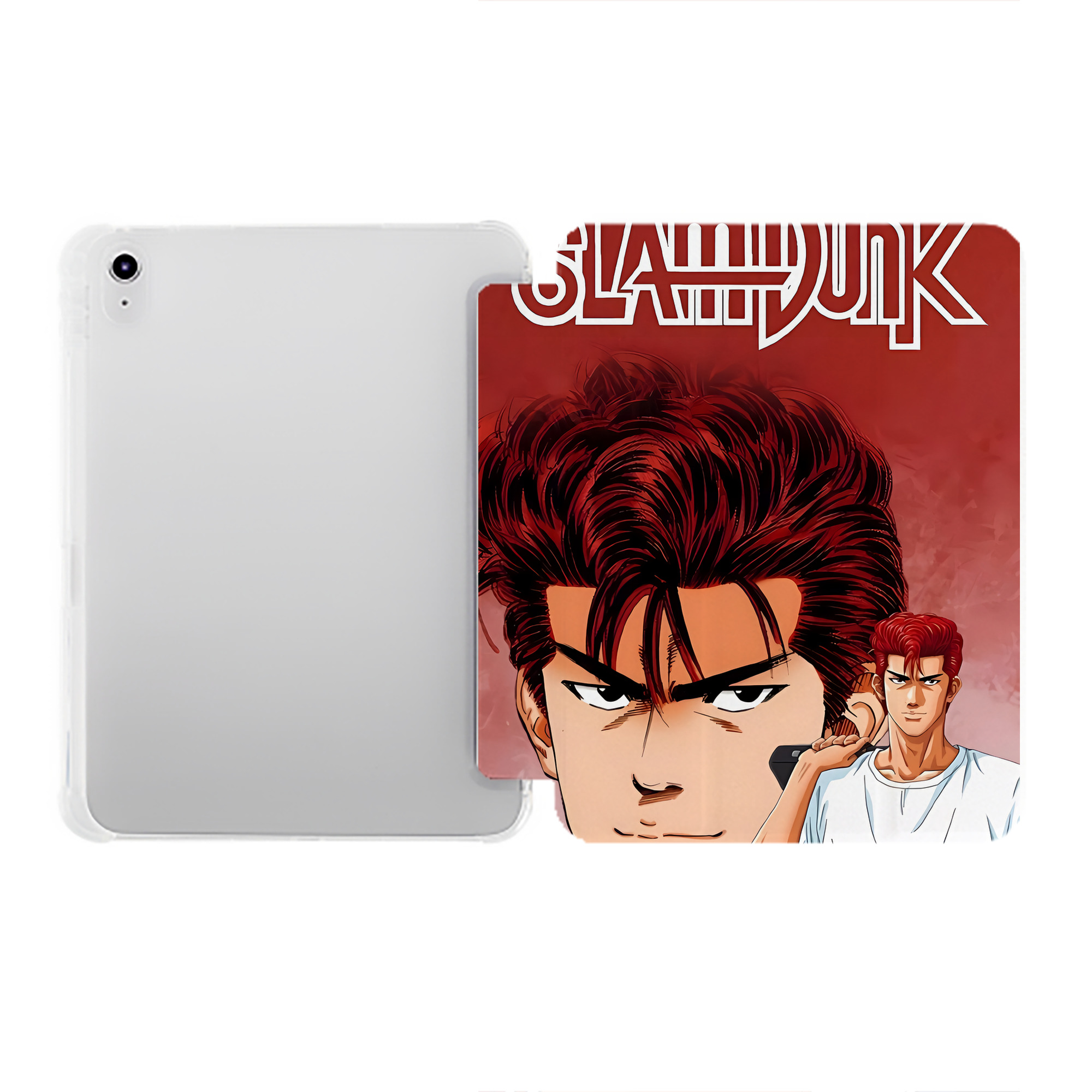 （画像用） SLAM DUNK／スラムダンク IPad ケース ペン収納付き 三つ折りスタンド PUレザー×シリコン 対応機種9.5/10.5/10.9インチ